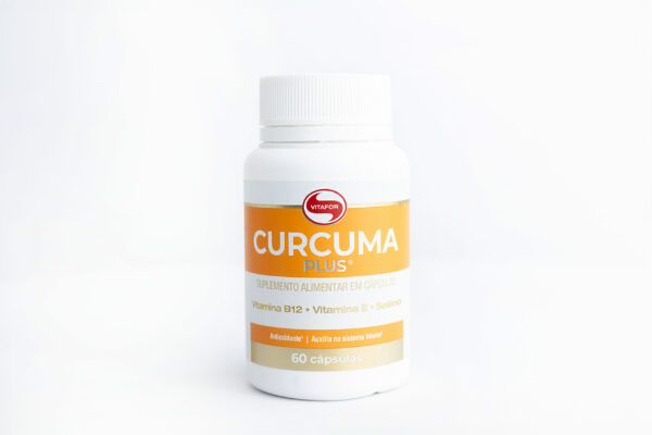 Cúrcuma Plus 60 cápsulas 500mg - Vitafor