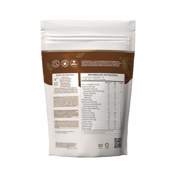 Choco Family pacote 240g - Vitafor - Imagem 2