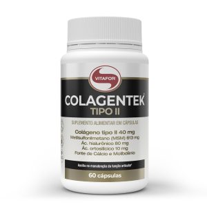 Colagentek tipo II 60 cápsulas 790mg - Vitafor