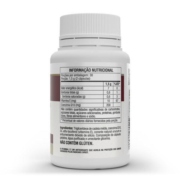 Coenzima Q10 200mg 60 cápsulas - Vitafor - Imagem 2