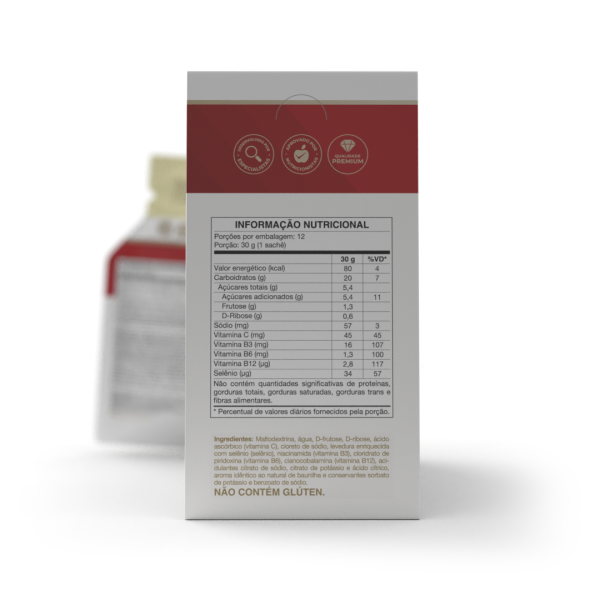 End Caffeine Gel sachê 30g – Baunilha – Vitafor - Imagem 2