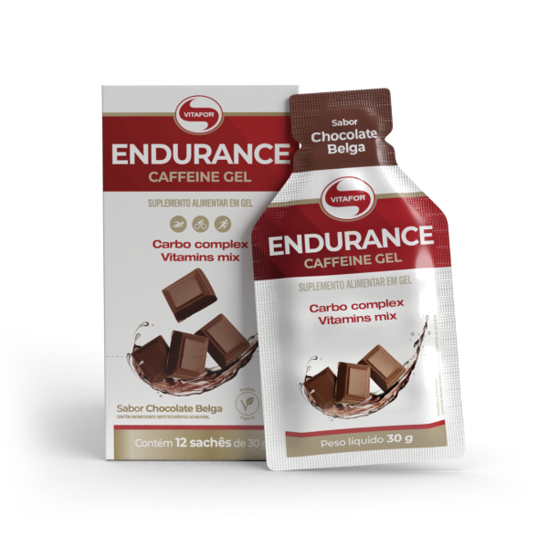End Caffeine Gel sachê 30g - Chocolate Belga - Vitafor