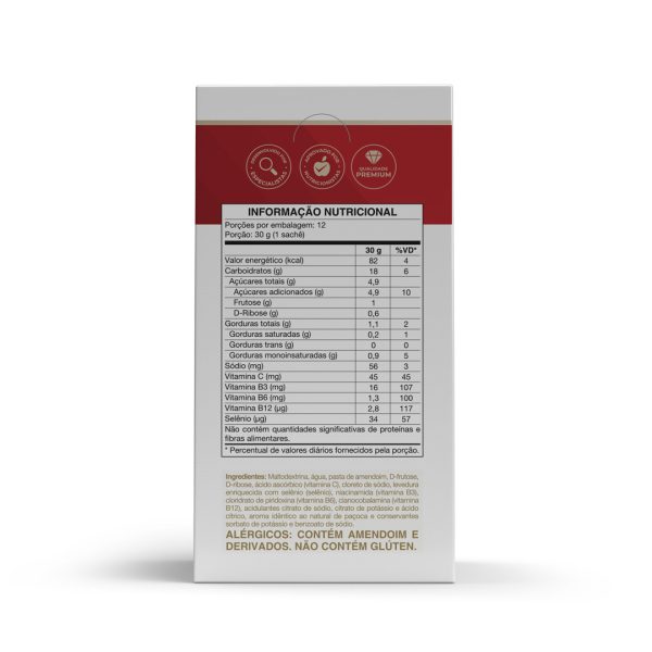 End Caffeine Gel sachê 30g – Paçoca – Vitafor - Imagem 2
