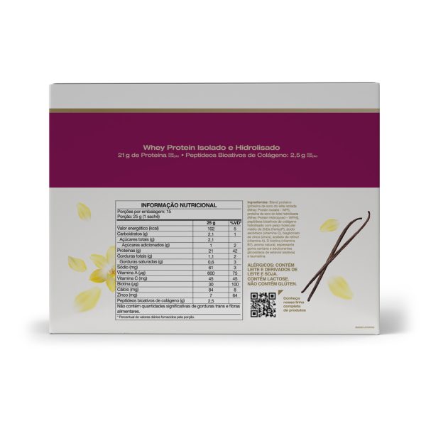 Isofort Beauty 25g - Baunilha - Vitafor - Imagem 2