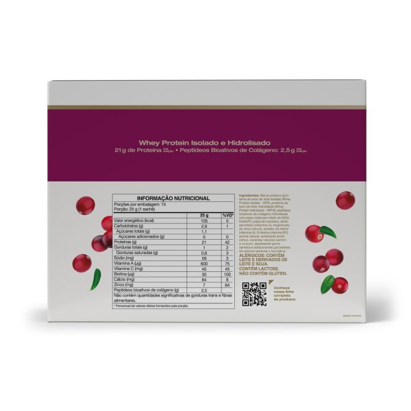 Isofort Beauty 25g - Cranberry - Vitafor - Imagem 2