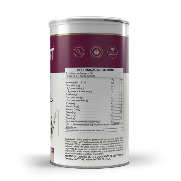 Isofort Beauty 450g - Baunilha - Vitafor - Imagem 2