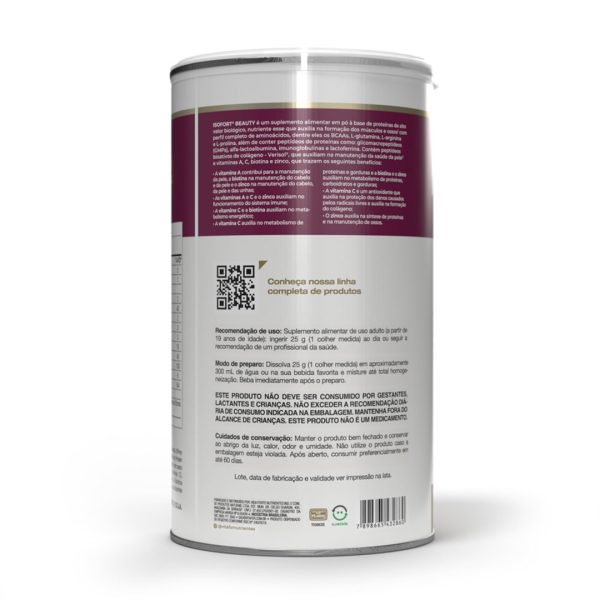 Isofort Beauty 450g - Baunilha - Vitafor - Imagem 3