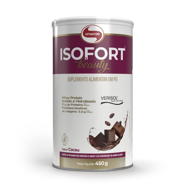 Isofort Beauty 450g - Cacau -Vitafor