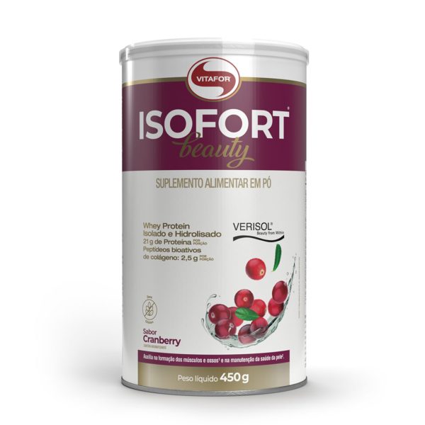 Isofort Beauty 450g - Cranberry - Vitafor