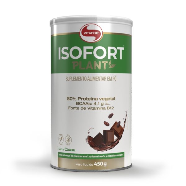 Isofort Plant 450g - Cacau - Vitafor