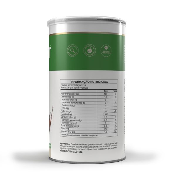 Isofort Plant 450g - Cacau - Vitafor - Imagem 2