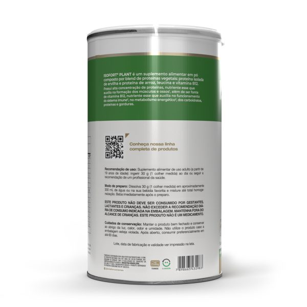 Isofort Plant 450g - Cacau - Vitafor - Imagem 3