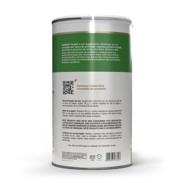 Isofort Plant 450g - Paçoca - Vitafor - Imagem 3