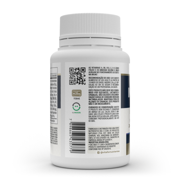 Imunomult multivitamínico 60 cápsulas - Vitafor - Imagem 3