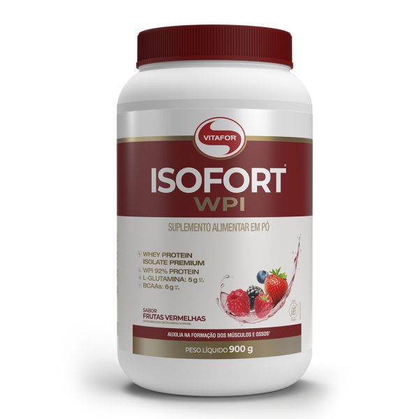 Isofort 900g - Frutas Vermelhas - Vitafor