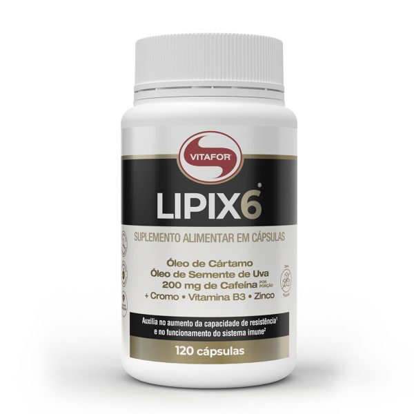 Lipix 6 120 cápsulas de 1000mg - Vitafor