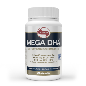 Mega DHA 60 cápsulas 1000mg - Vitafor