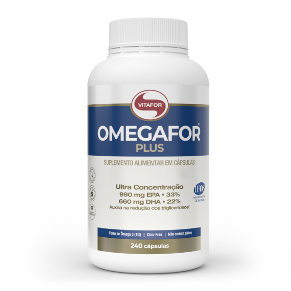 Ômegafor Plus 240 cápsulas 1000mg - Vitafor