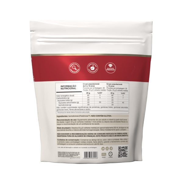 Palatinose pacote 600g - Vitafor - Imagem 2
