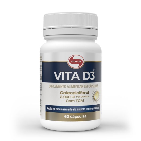Vita D3 60 cápsulas - Vitafor