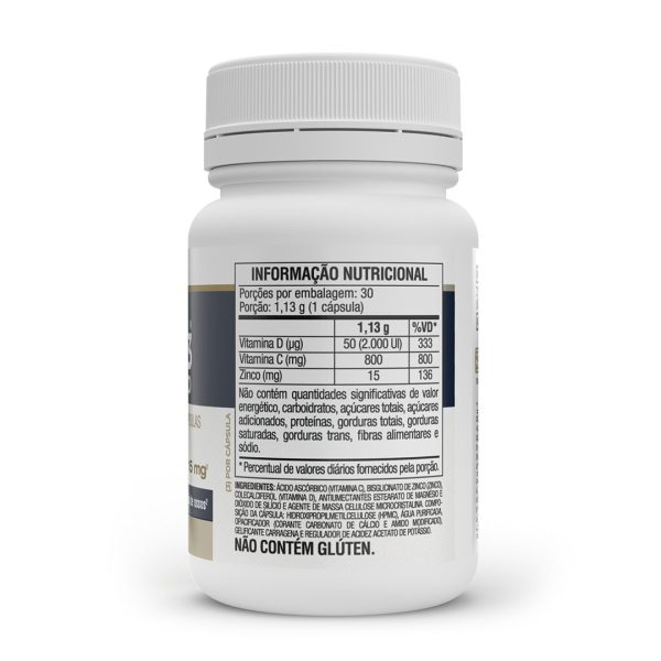 Vita D3 + C + Zinco 30 cápsulas - Vitafor - Imagem 2