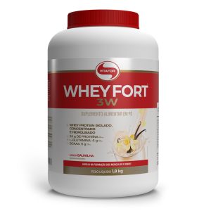 Whey Fort 3w pote 1800g - Baunilha - Vitafor