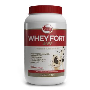 Whey Fort 3w 900g – Cookies 'n Cream – Vitafor