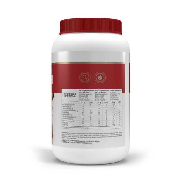 Whey Fort 3w 900g – Chocolate – Vitafor - Imagem 2