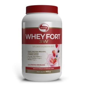 Whey Fort 3w 900g – Frutas Vermelhas – Vitafor