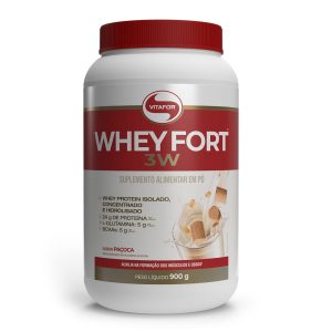 Whey Fort 3w 900g - Paçoca - Vitafor